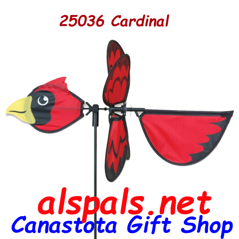 # 25036 : Cardinal  Petite & Whirly Wing Spinner  upc#  630104250362