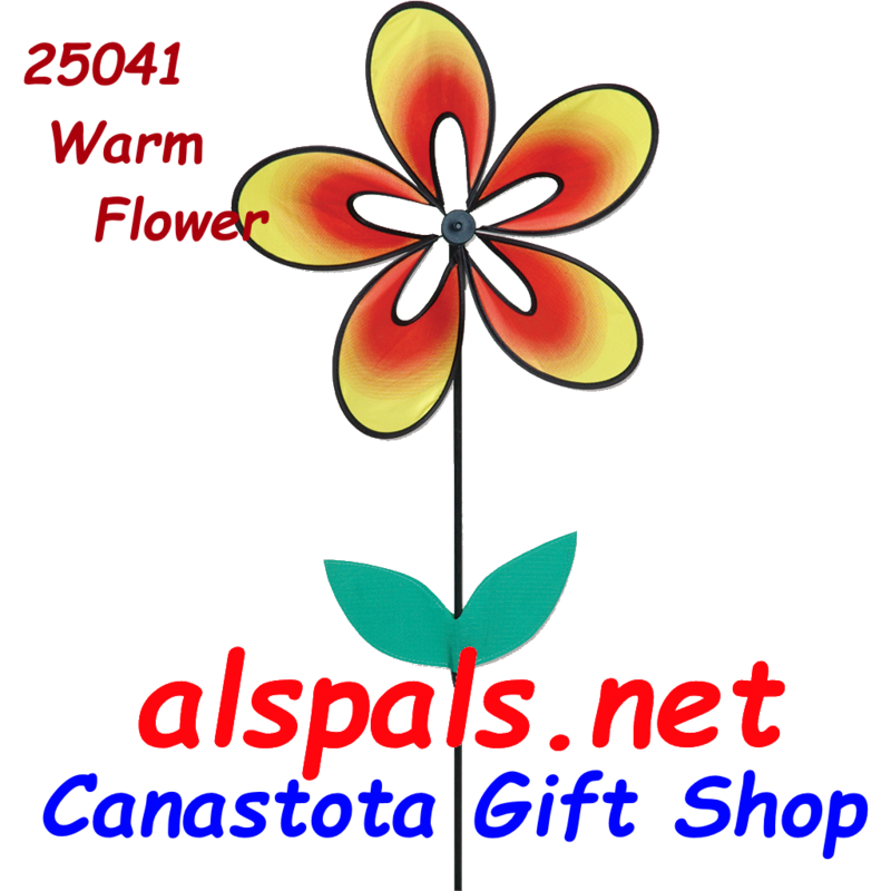 # 25041 : Warm Flower  Whirly Wing Flower Spinners  upc#  630104250416