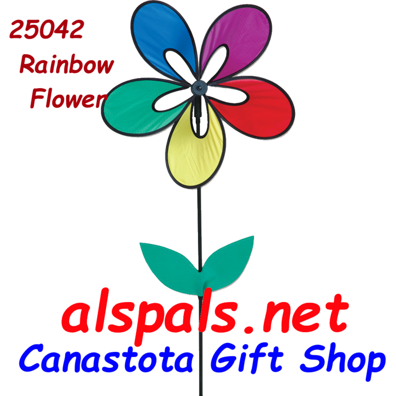 # 25042 : Rainbow Flower  Whirly Wing Flower Spinners  upc#  630104250423