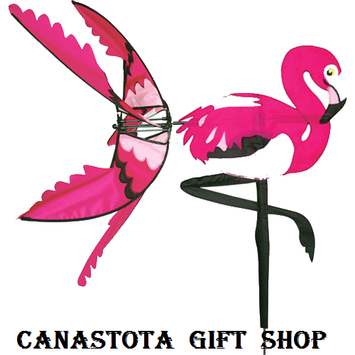 # 25364 : 34" Flamingo   Bird Spinners upc# 630104253646