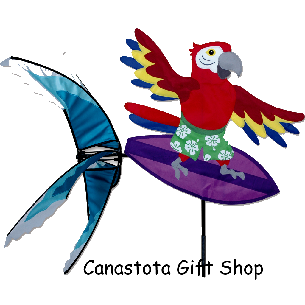 # 25672 : Surfing Parrot  Party Animals  upc #  63010425672