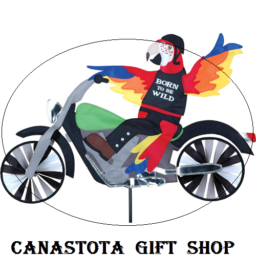 # 25673 : Biker Parrot   Party Animals   upc # 63010425673 31" By 20"