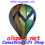 # 25742 : Holographic  22" Hot Air Balloons  upc # 630104257422