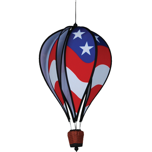 # 25857 : Patriotic (NO TAIL)  16" Hot Air Balloons  upc #  63010425857