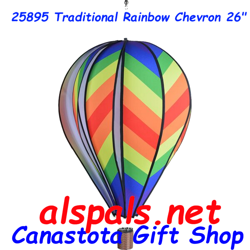 # 25892 Traditional Rainbow    26" Hot Air Balloons upc # 630104258955