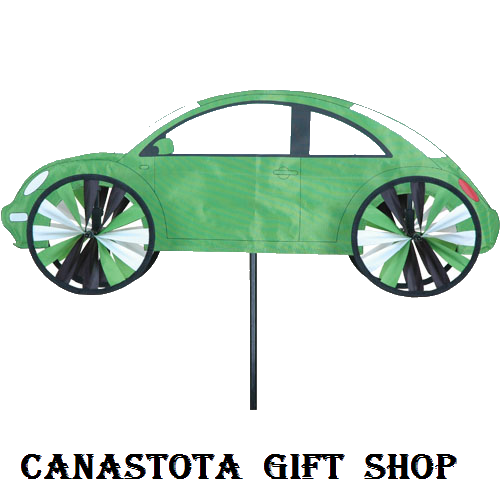 # 26834 : 24" Green  VW Beetle  Volkswagen Spinners  upc #  63010426834
