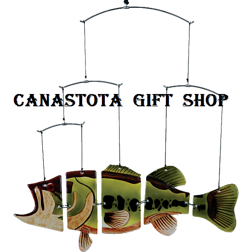 # 81204 : Large Mouth Bass  Suspension Fish Mobiles  upc #  63010481204