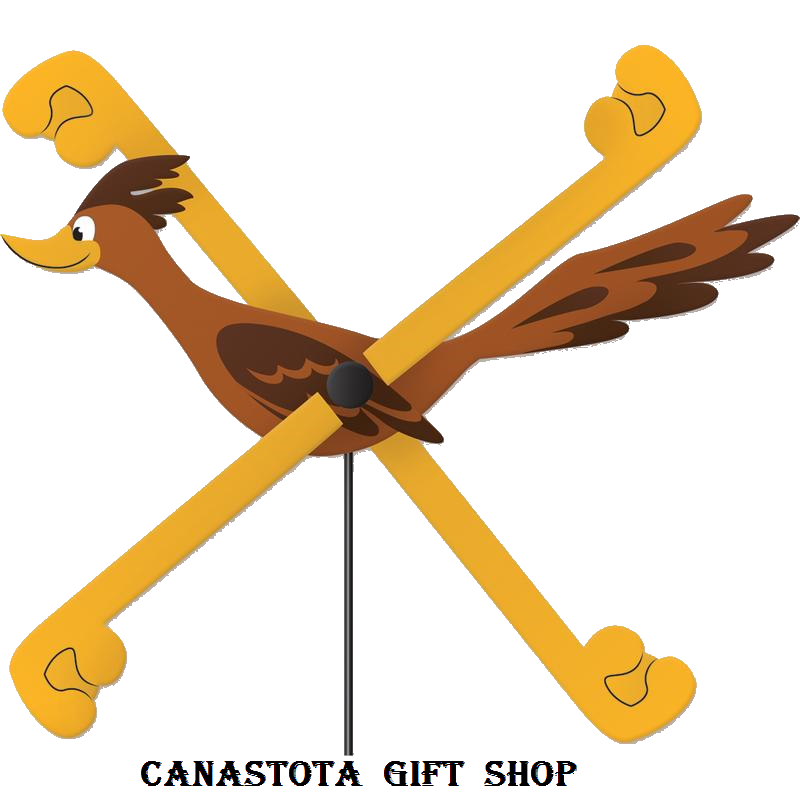 ​21803 Road Runner: Whirligig Size: 26 in. X 12 in.           diameter: 28 in. upc #630104218034