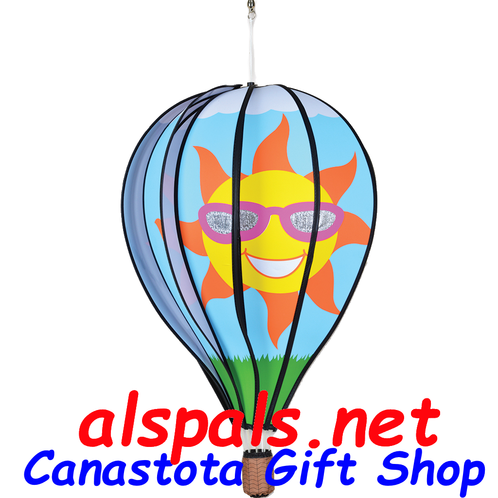 # 25741 : Sun 22" Hot Air Balloon Wind Spinner 