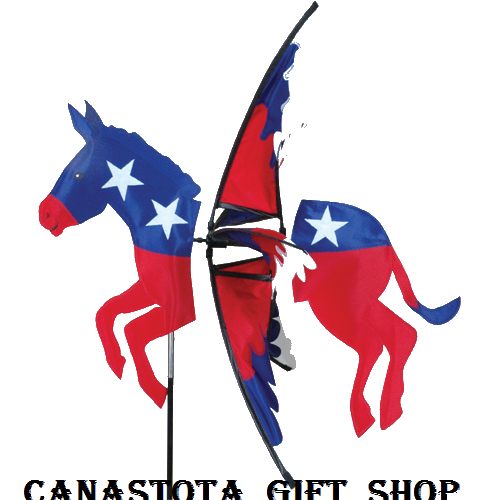 # 25924 : Democrat Donkey  Flying Spinners  upc #  63010425924